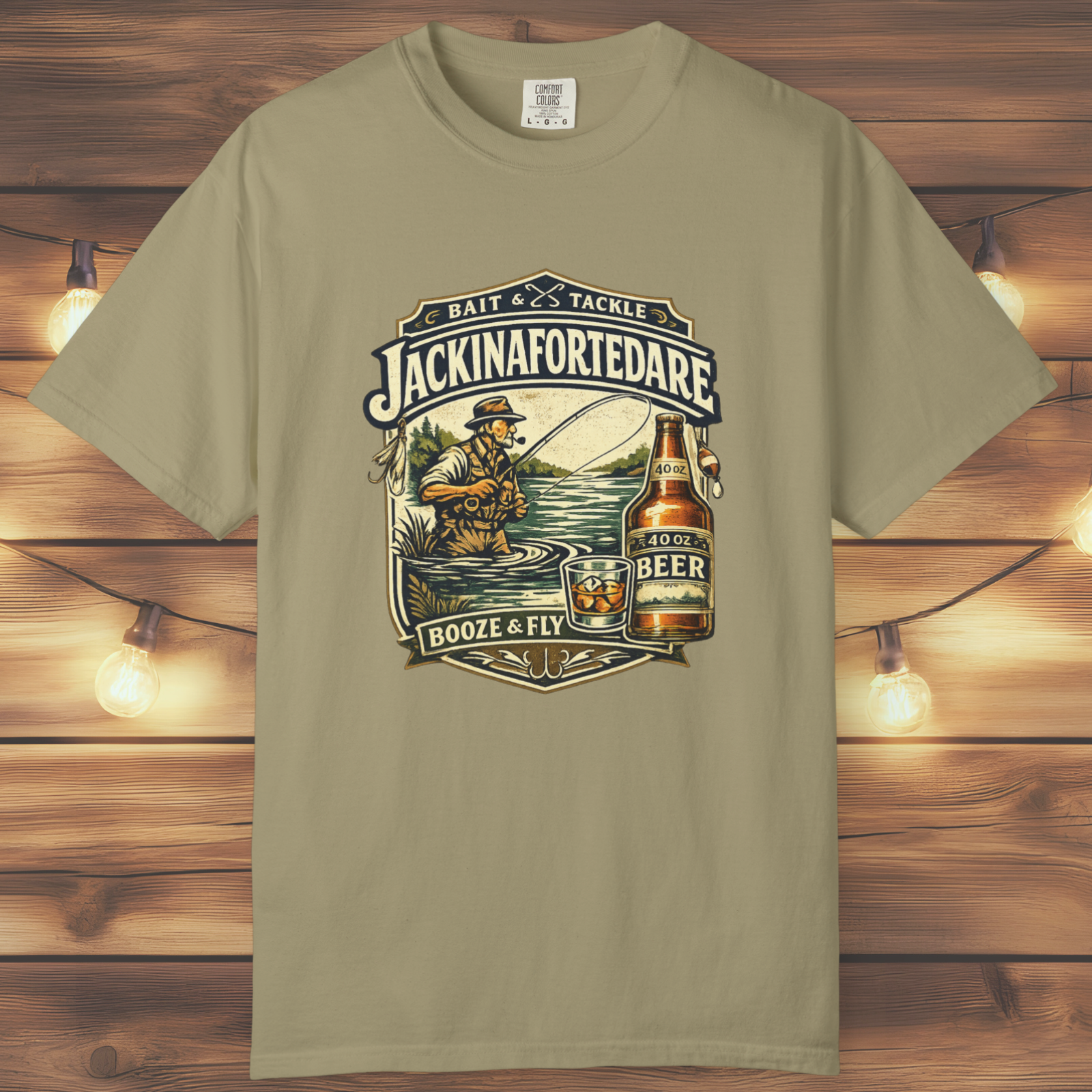 Jackinafortedare Vintage Bait & Tackle Tee