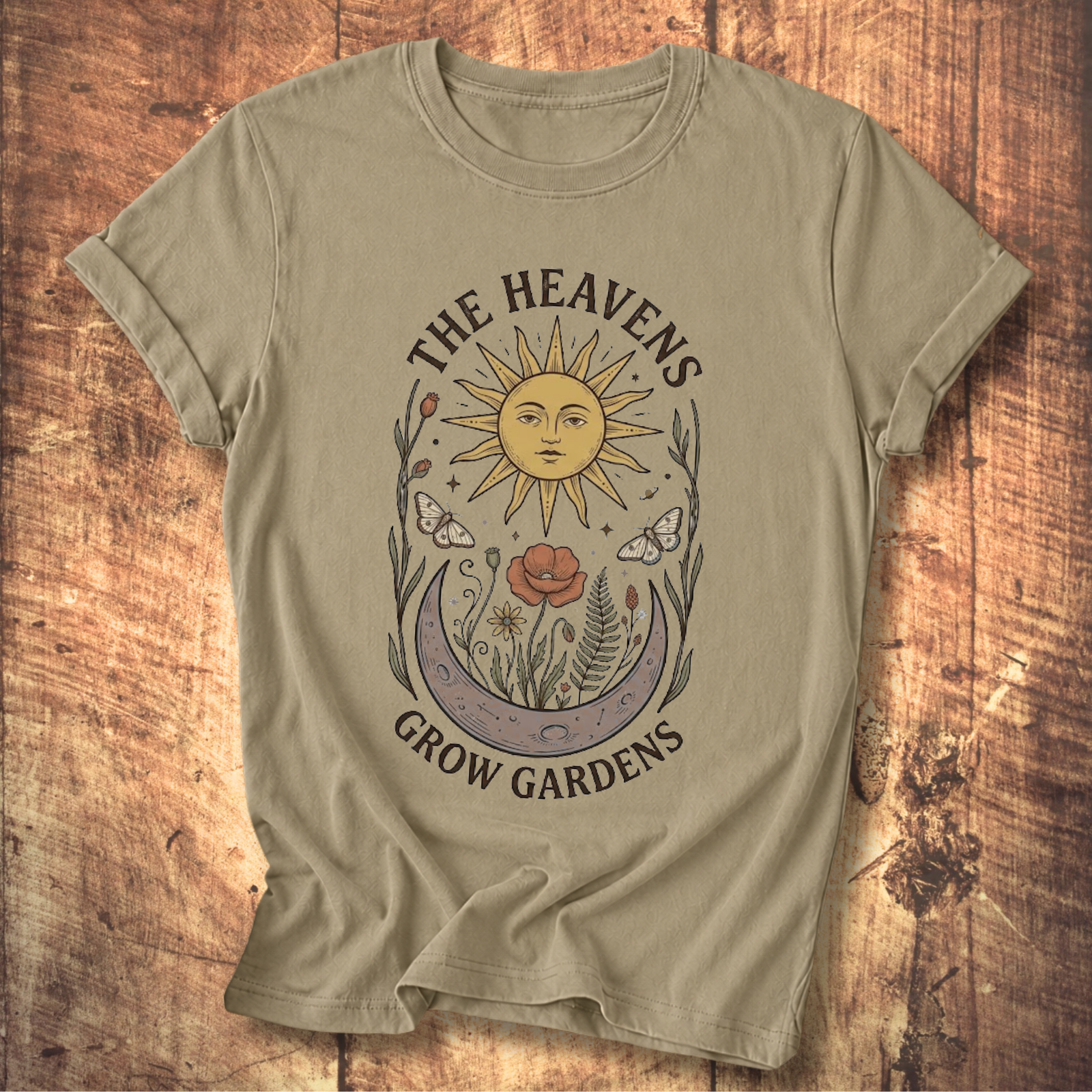 Heavens Grow Gardens T-shirt