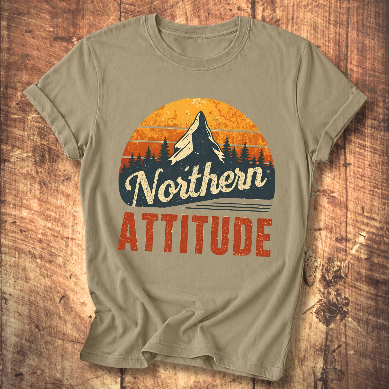 Northern Attitude Retro T-Shirt