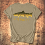 Like Buttah Brown Trout T-Shirt Back Print