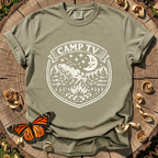 Camp TV Linocut T-shirt