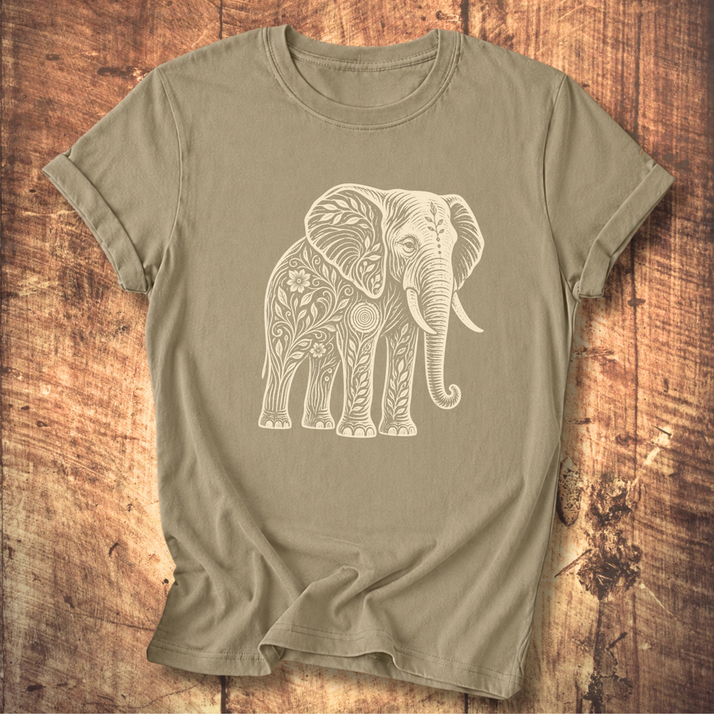 Elephant Flowers Tee