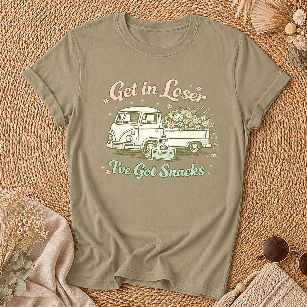Retro Flower Truck Tee