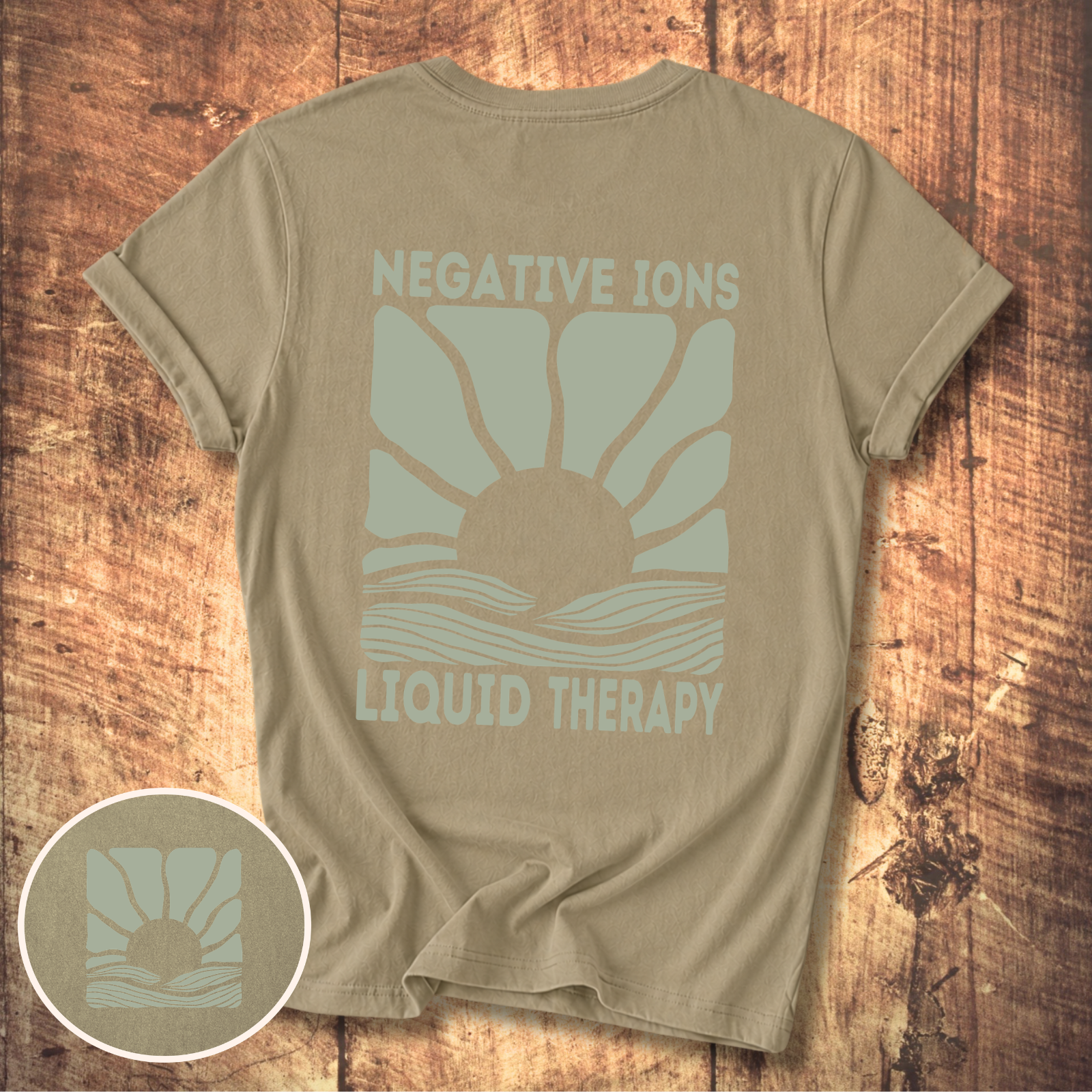 Negative Ions Liquid Therapy T-Shirt