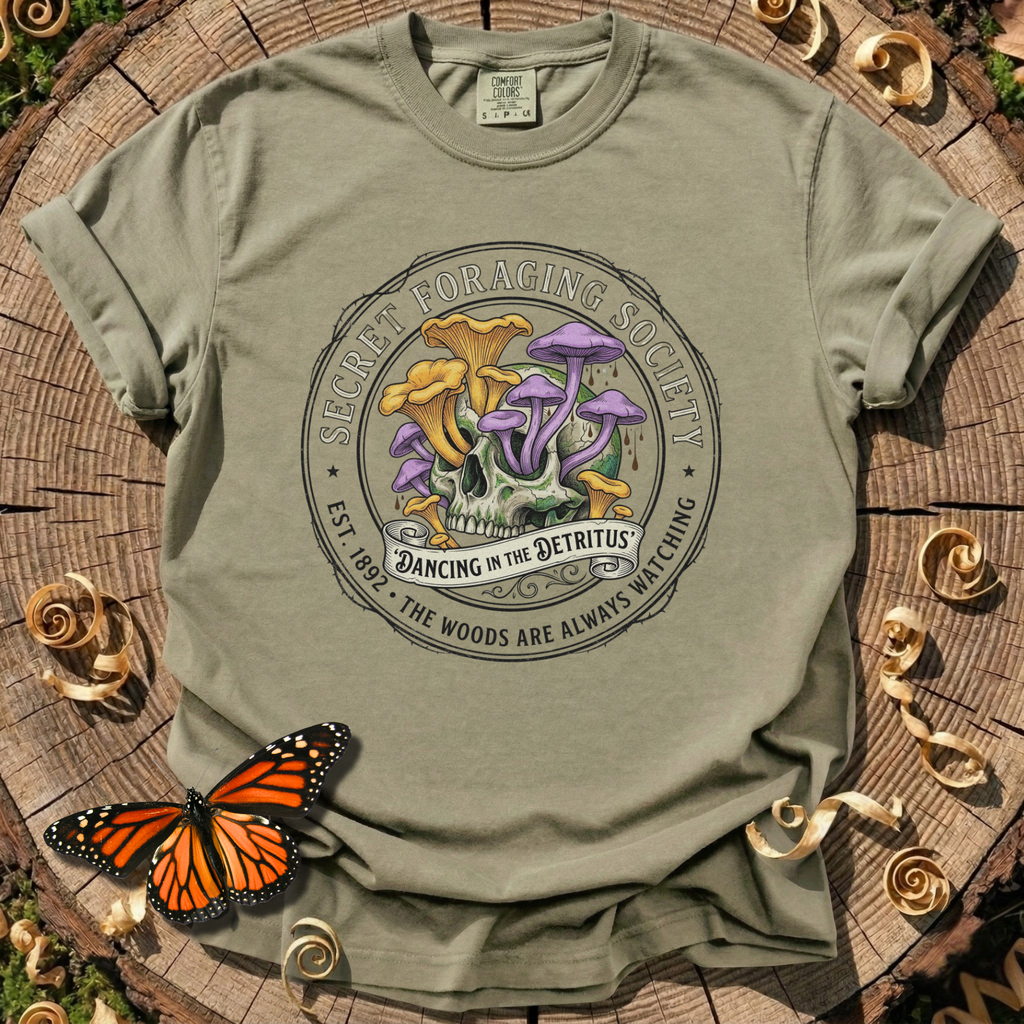 Technicolor Skull Foraging Society T-Shirt