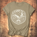 Camp TV Linocut T-shirt