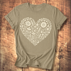 Heart Of Flowers T-shirt
