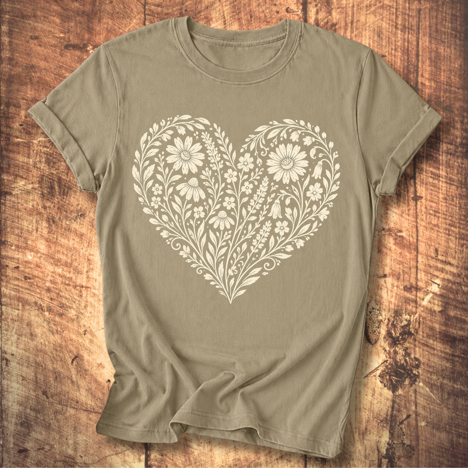 Heart Of Flowers T-shirt
