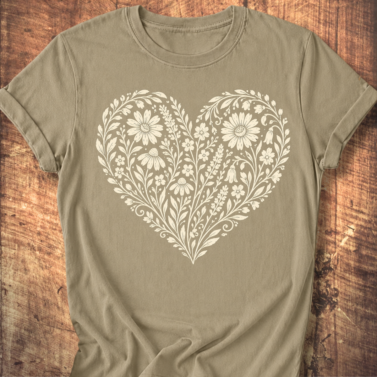 Heart Of Flowers T-shirt