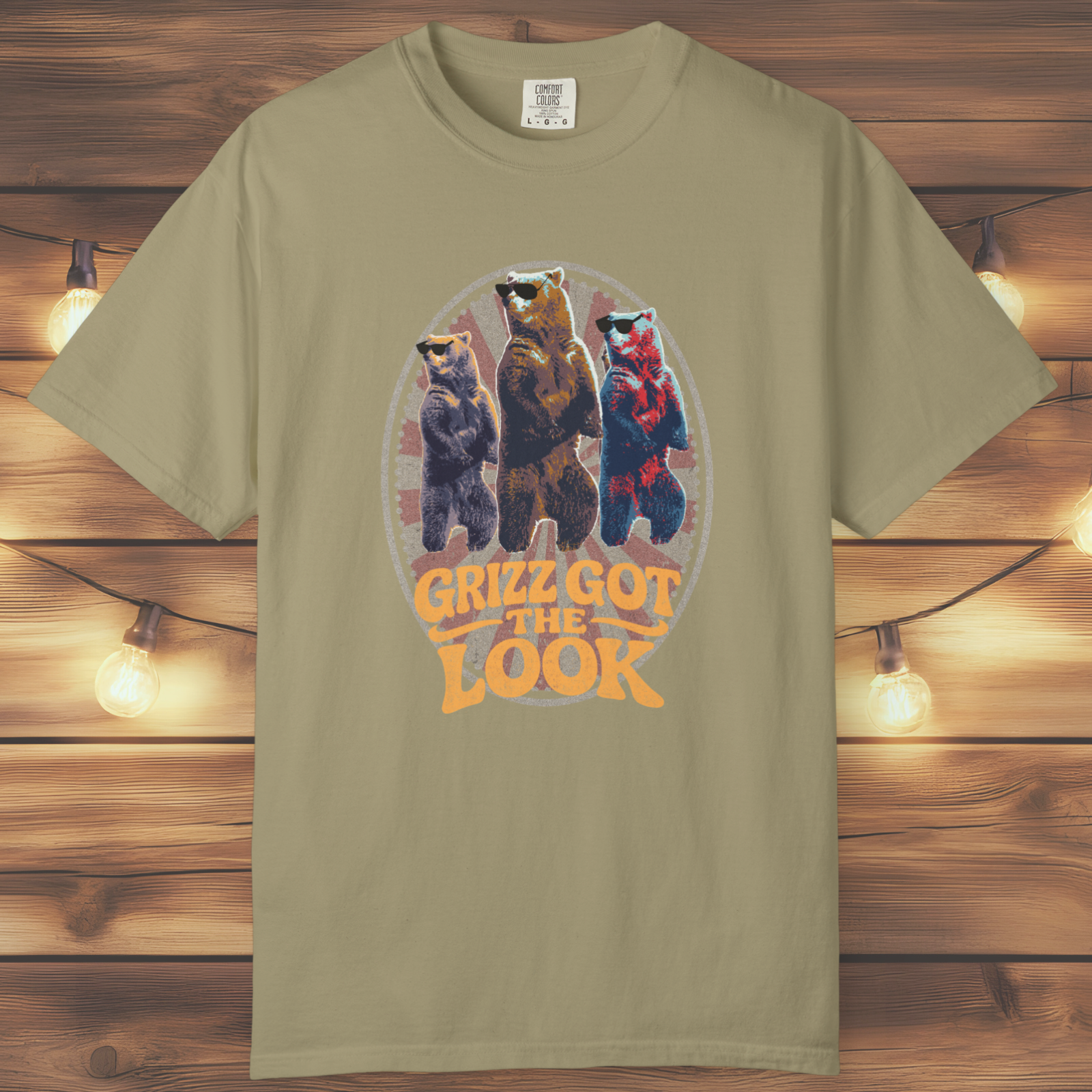 Grizzly Trio “Grizz Got the Look” Graphic T-Shirt