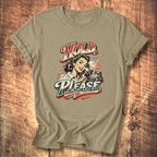 Hold Please Retro Pinup Tee