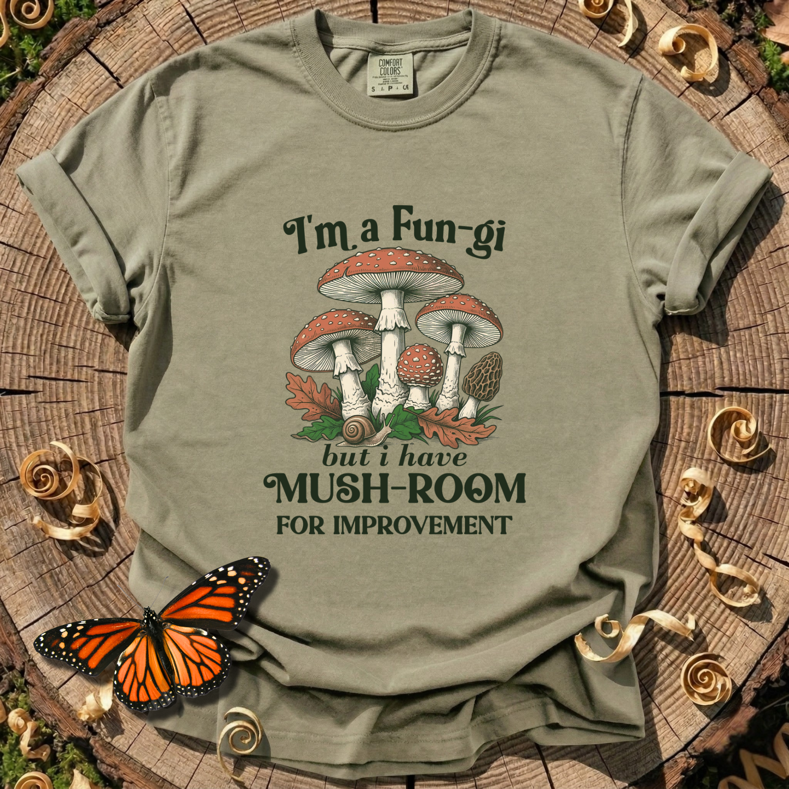 I'm a Fun-gi Vintage Mushroom Tee