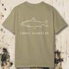 Idaho Bonefish Back Print T-Shirt — Vintage Fishing Graphic Tee