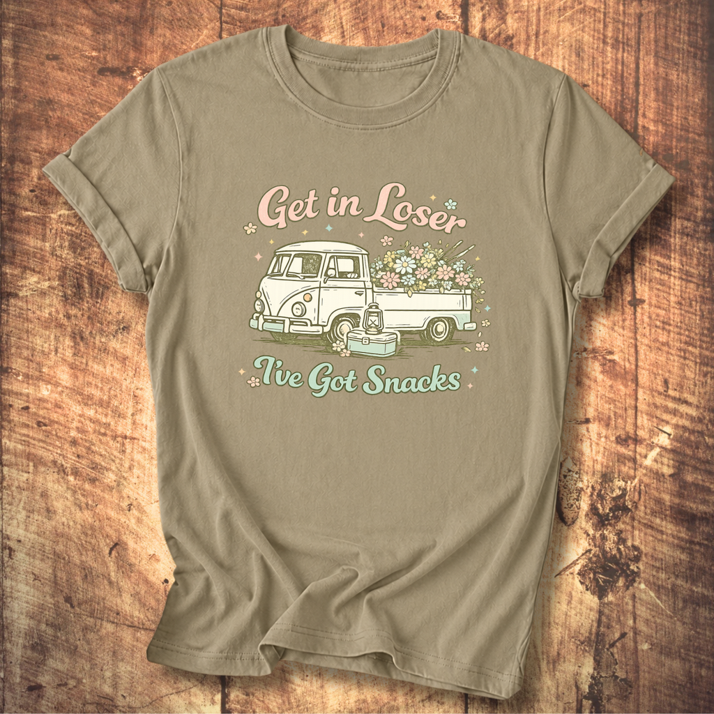 Retro Flower Truck Tee