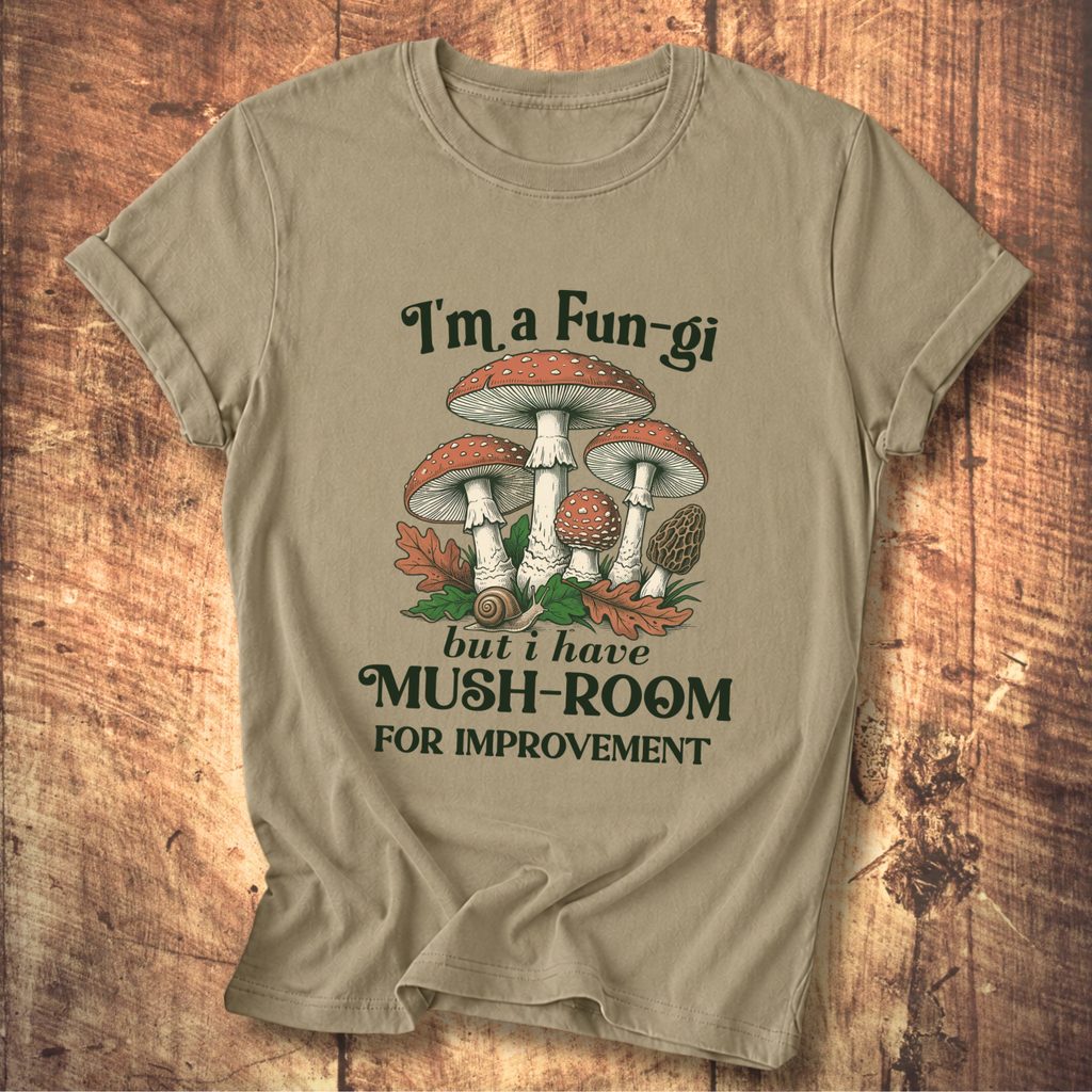 I'm a Fun-gi Vintage Mushroom Tee