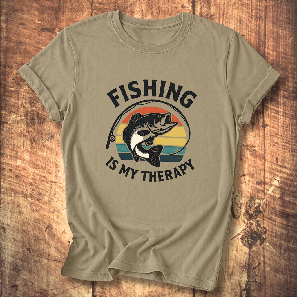 Fishing Is My Therapy Tee