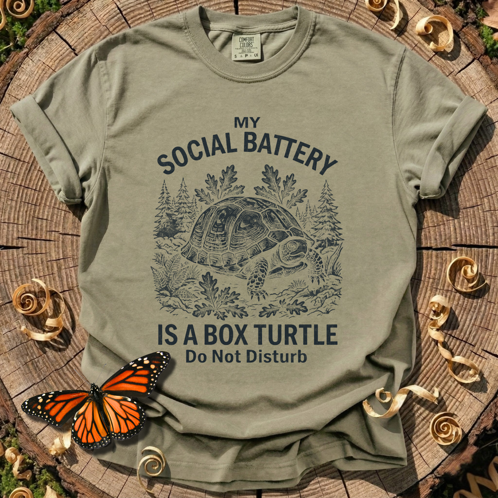 Anti-Social Box Turtle Tee