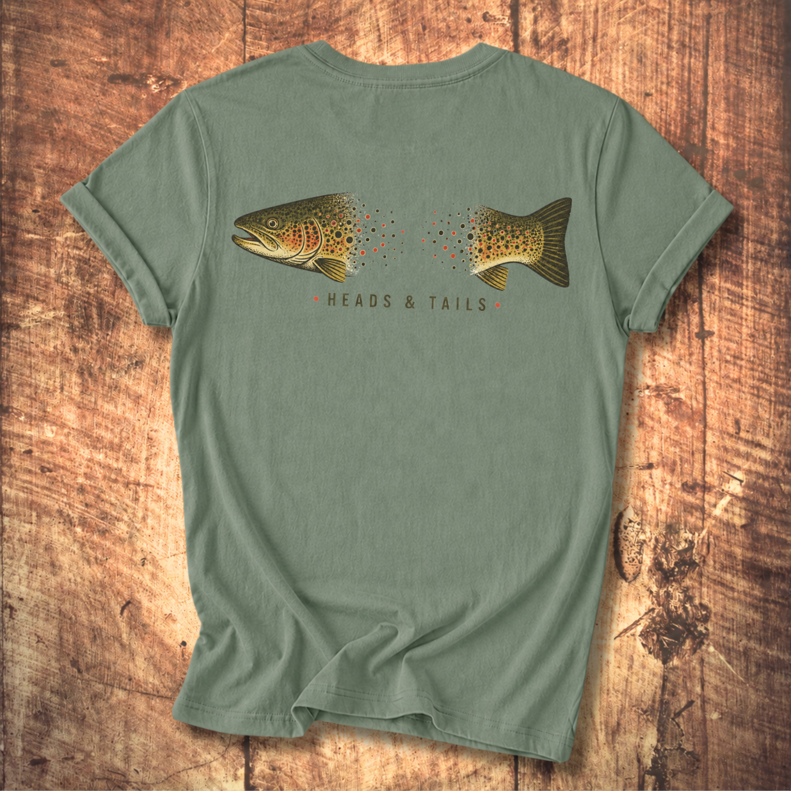Brown Trout Heads & Tails Tee