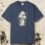Foxy Shrooms T-Shirt — Moonlit Mushroom Graphic Tee