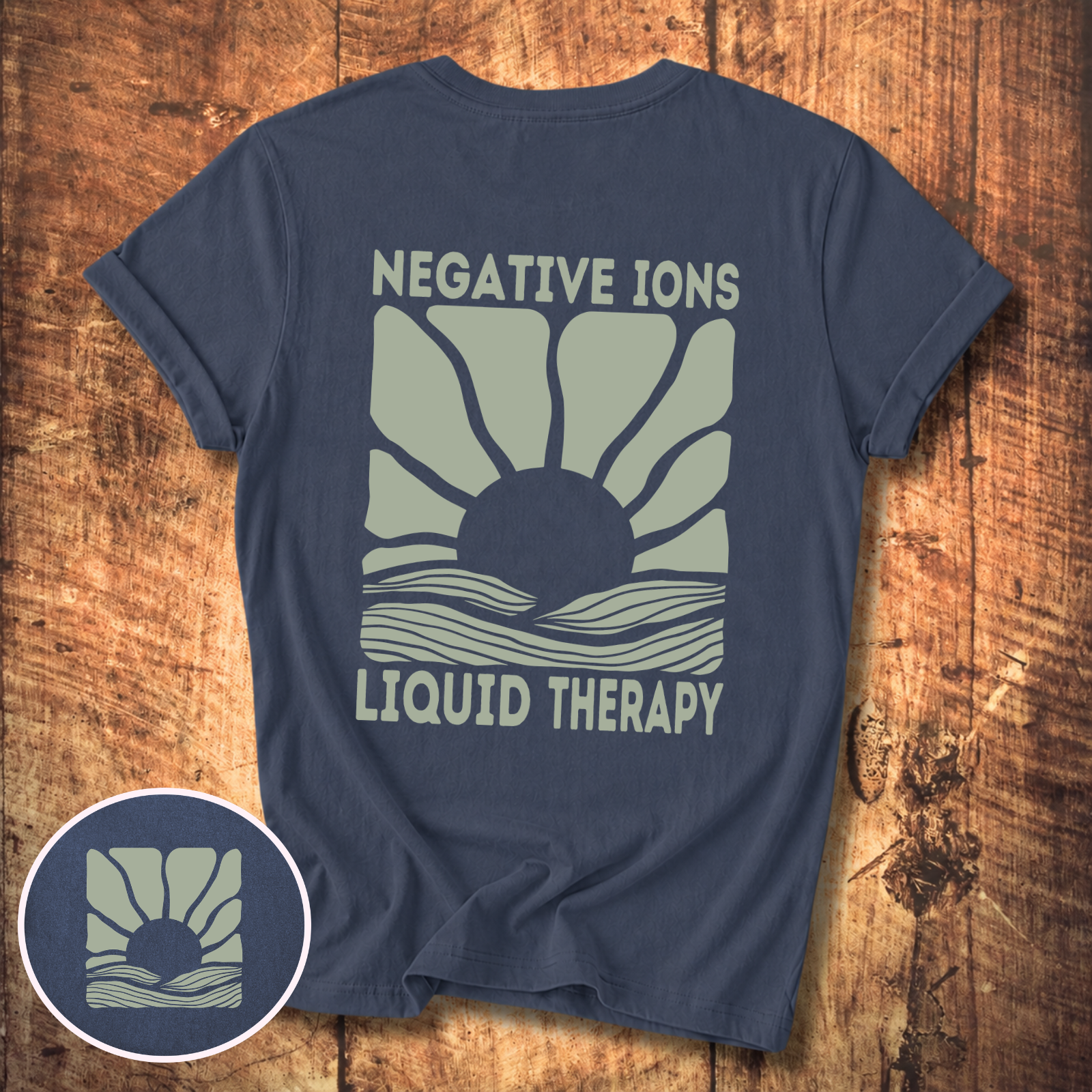 Negative Ions Liquid Therapy T-Shirt