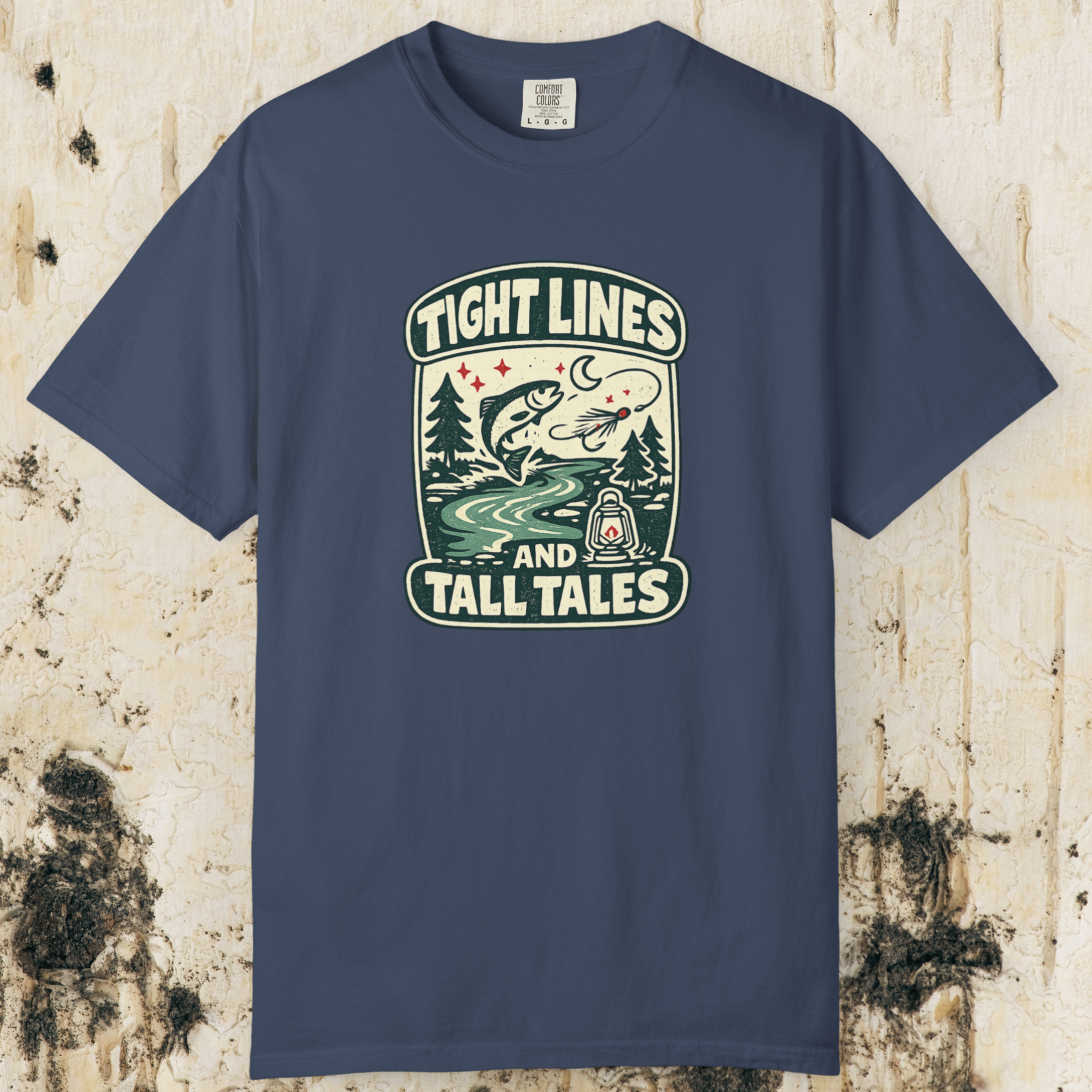 Tight Lines and Tall Tales Fishing T-Shirt