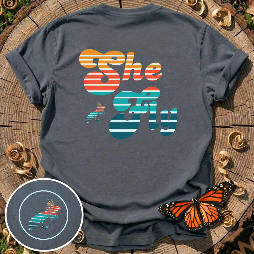 Retro “She Fly” Tee