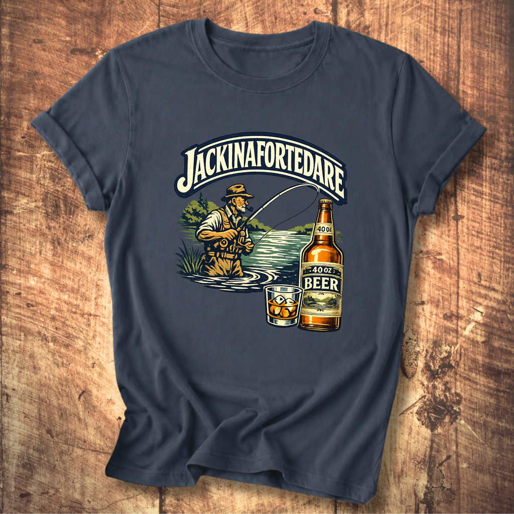 "Jackinafortedare" Vintage Outdoors Tee