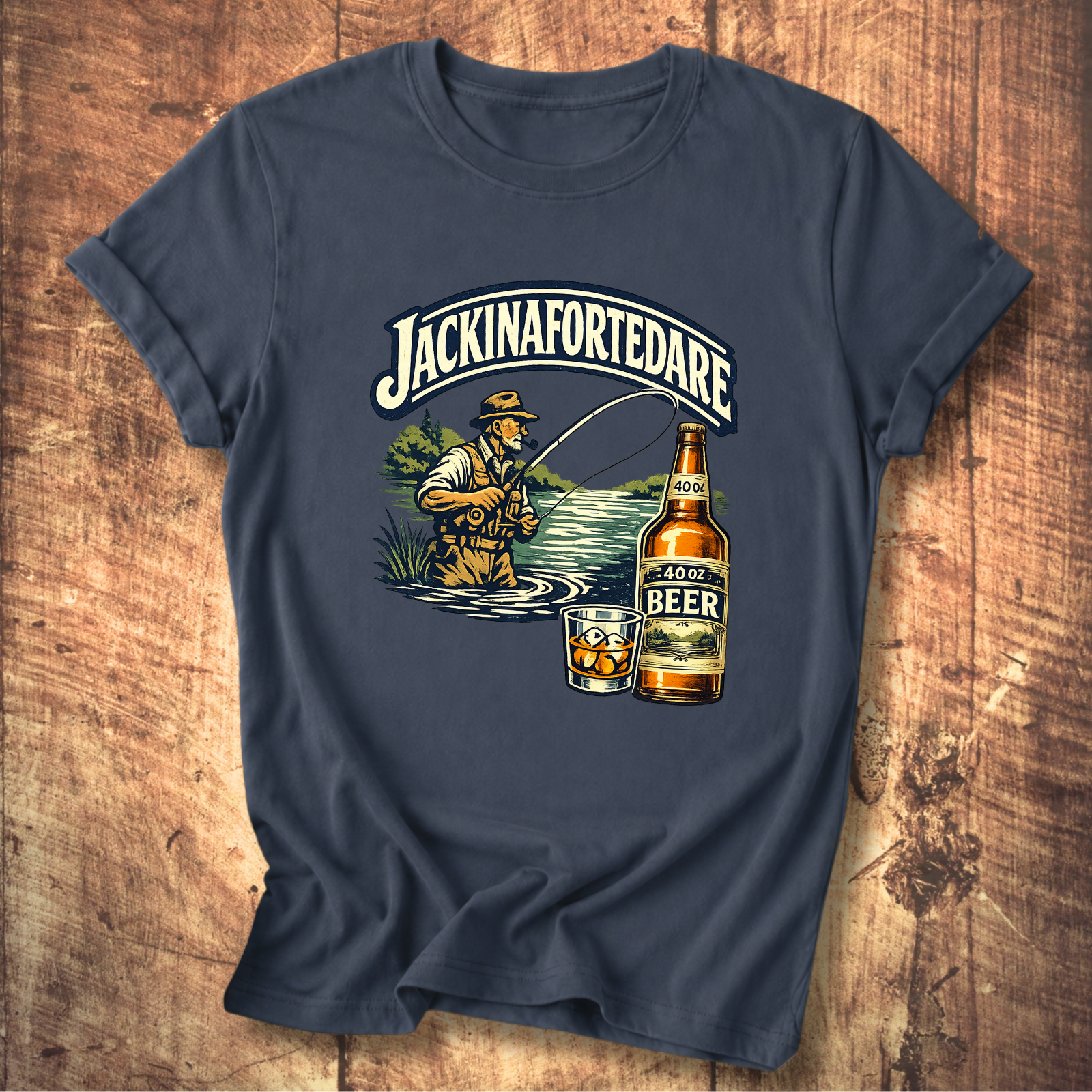 "Jackinafortedare" Vintage Outdoors Tee