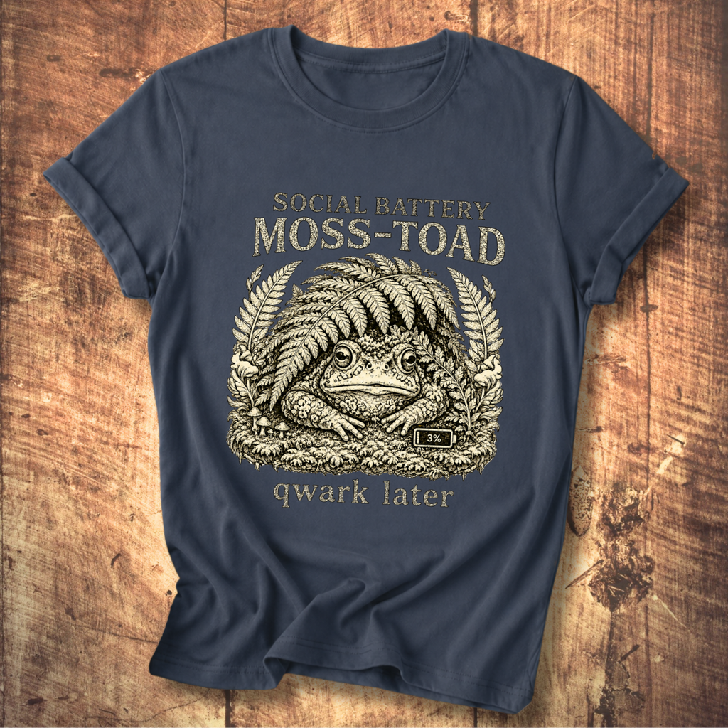 Social Battery Moss Toad Tee