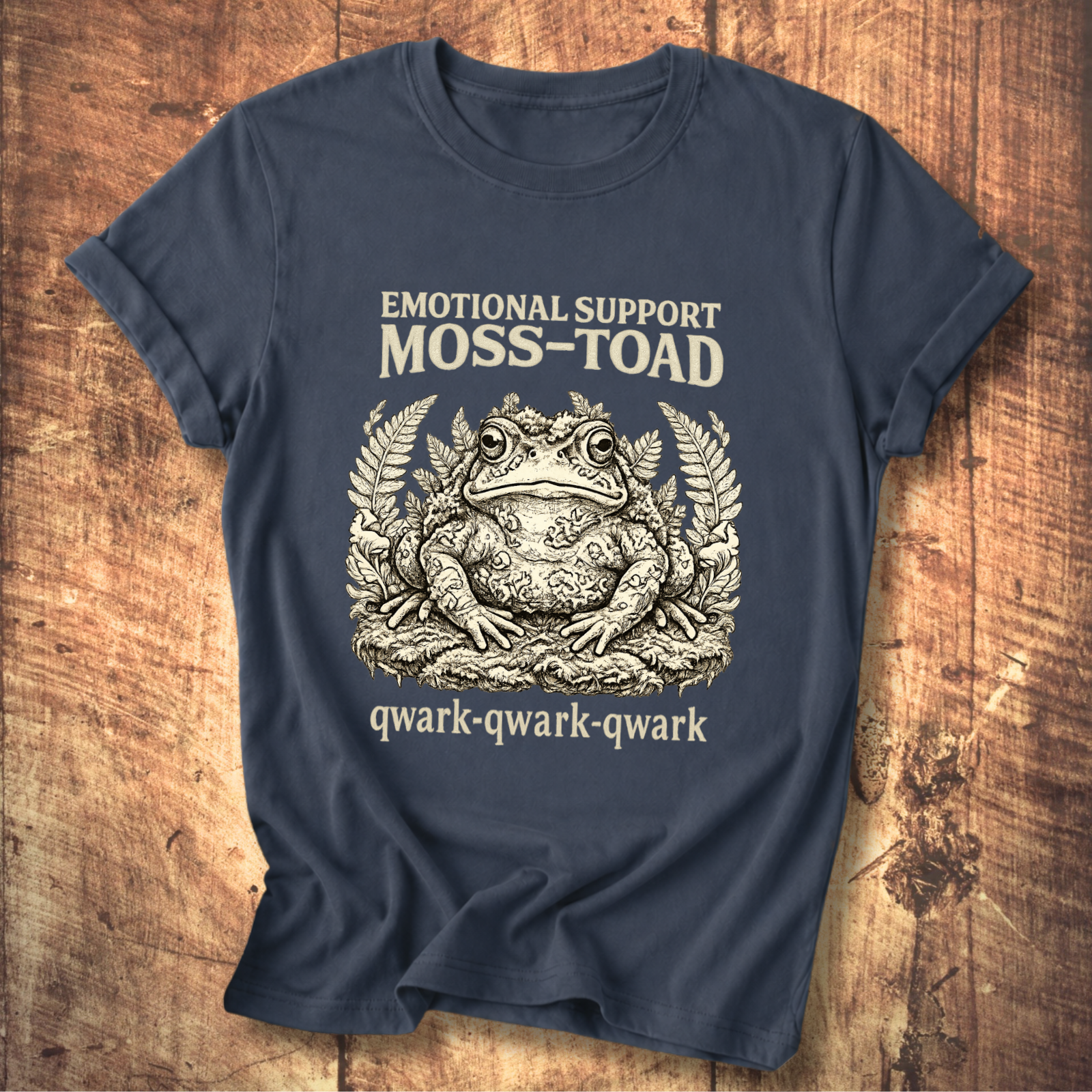 Emotional Support Moss-Toad T-Shirt