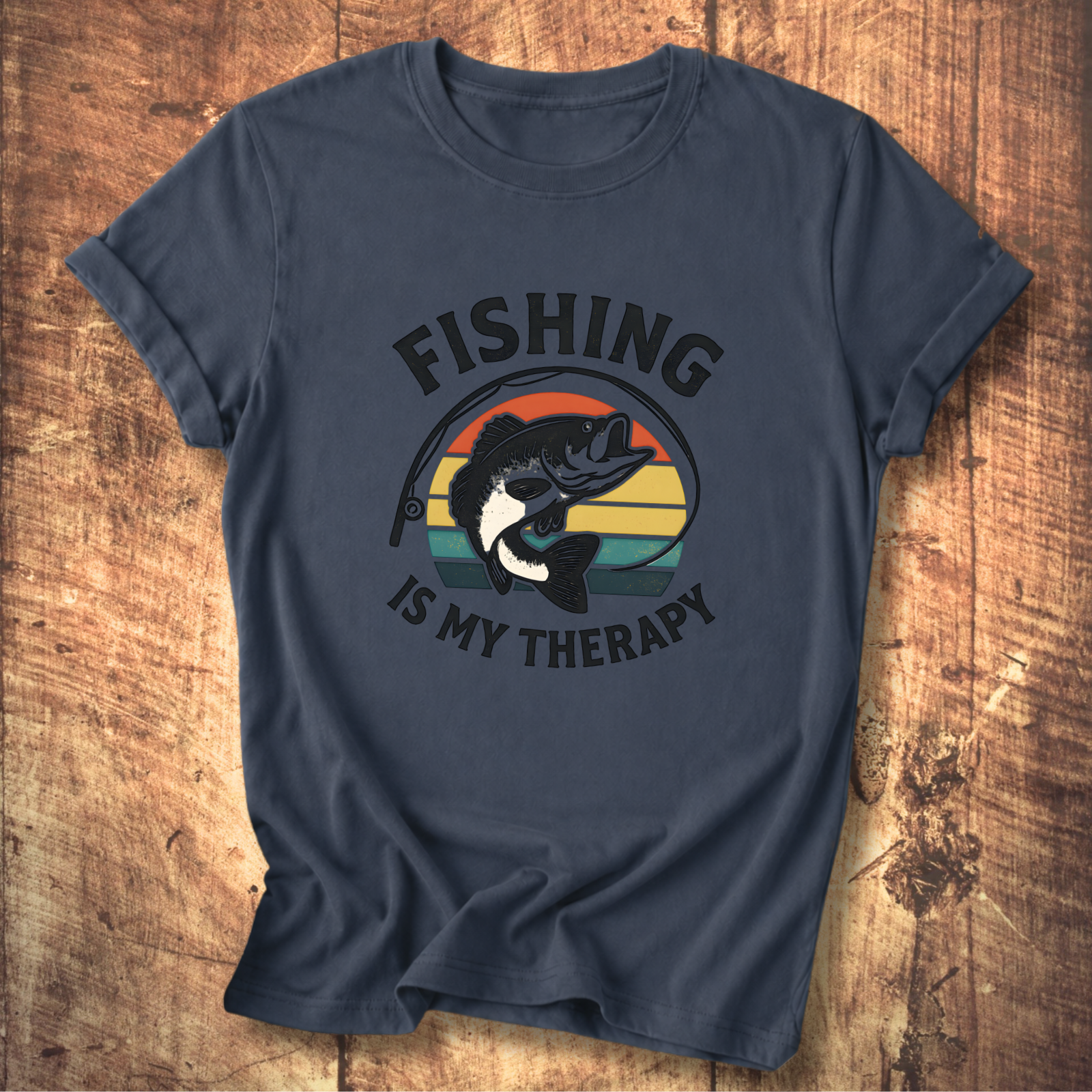 Fishing Is My Therapy Tee