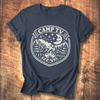 Camp TV Linocut T-shirt