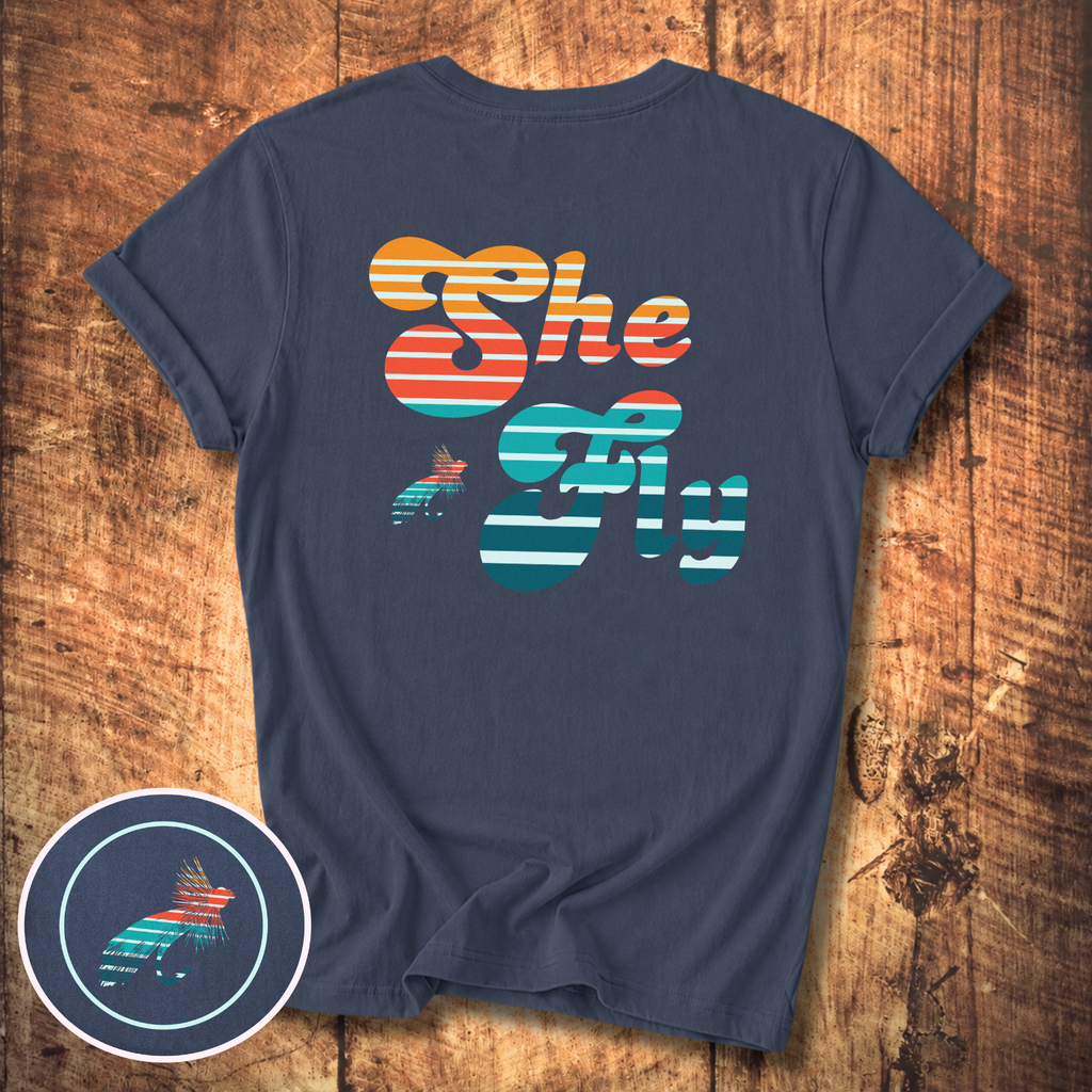 Retro “She Fly” Tee