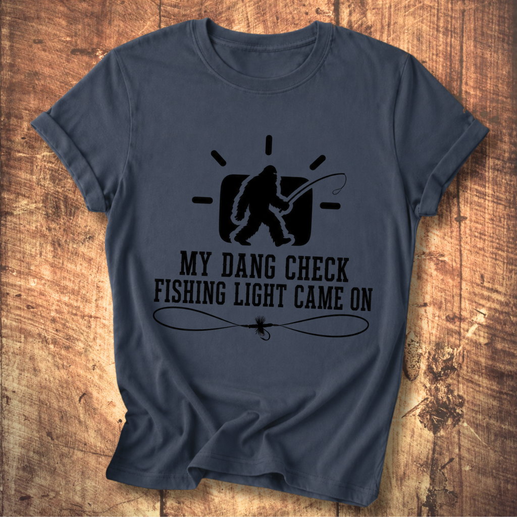 Dang Check Fishing Light T-shirt