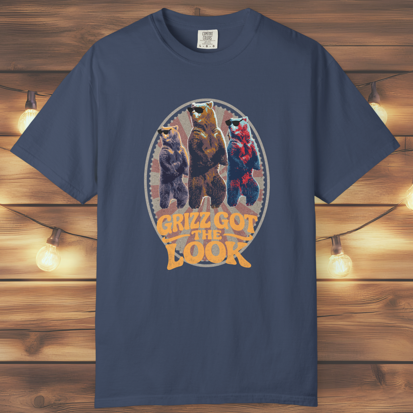 Grizzly Trio “Grizz Got the Look” Graphic T-Shirt