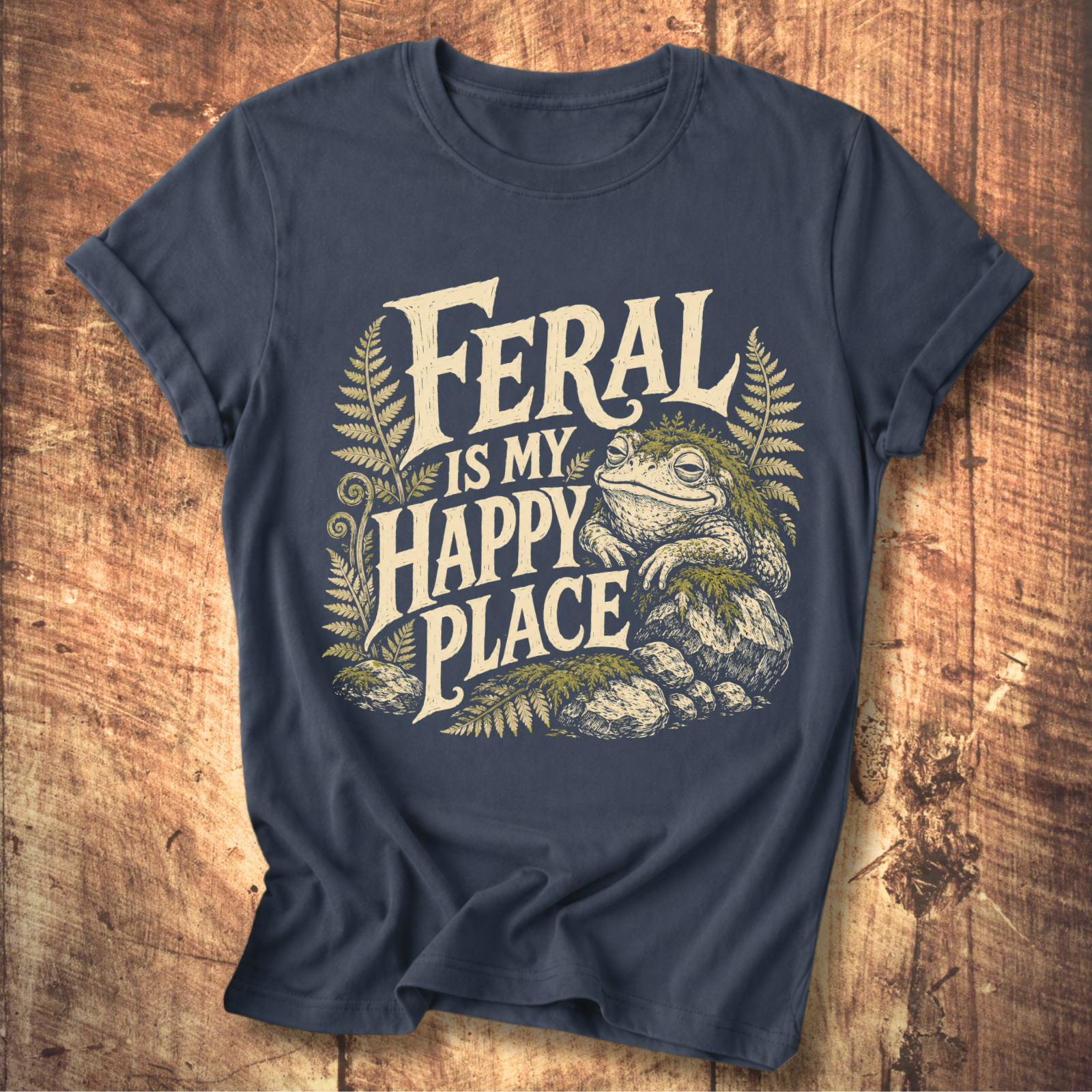 Feral Is My Happy Place T-shirt
