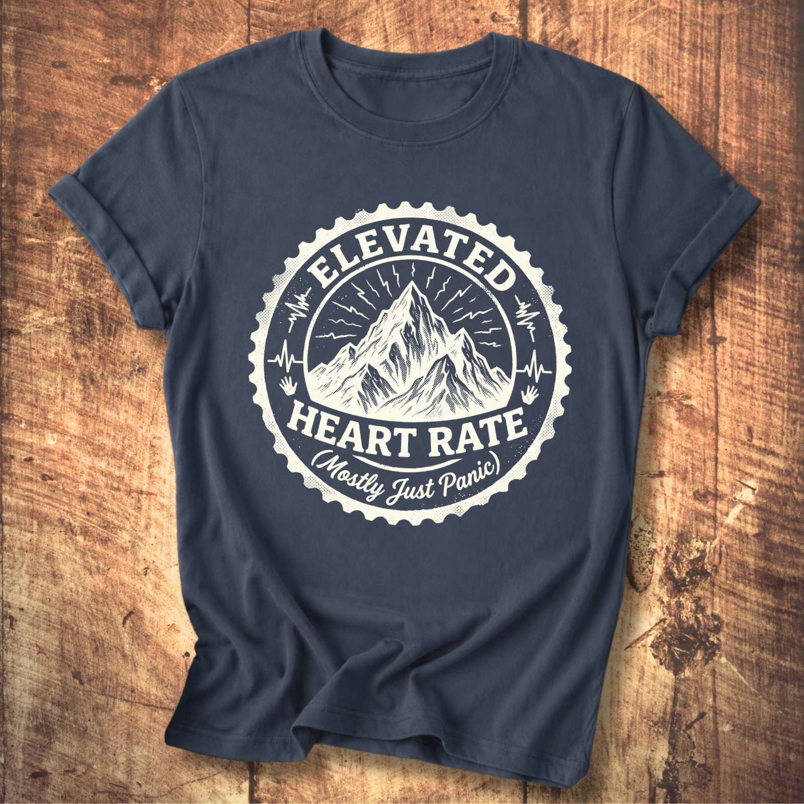 Elevated Heart Rate Mountain T-Shirt