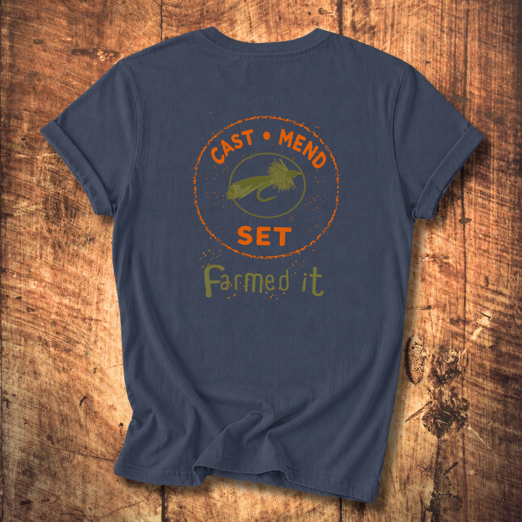 Cast • Mend • Set “Farmed it” T-shirt