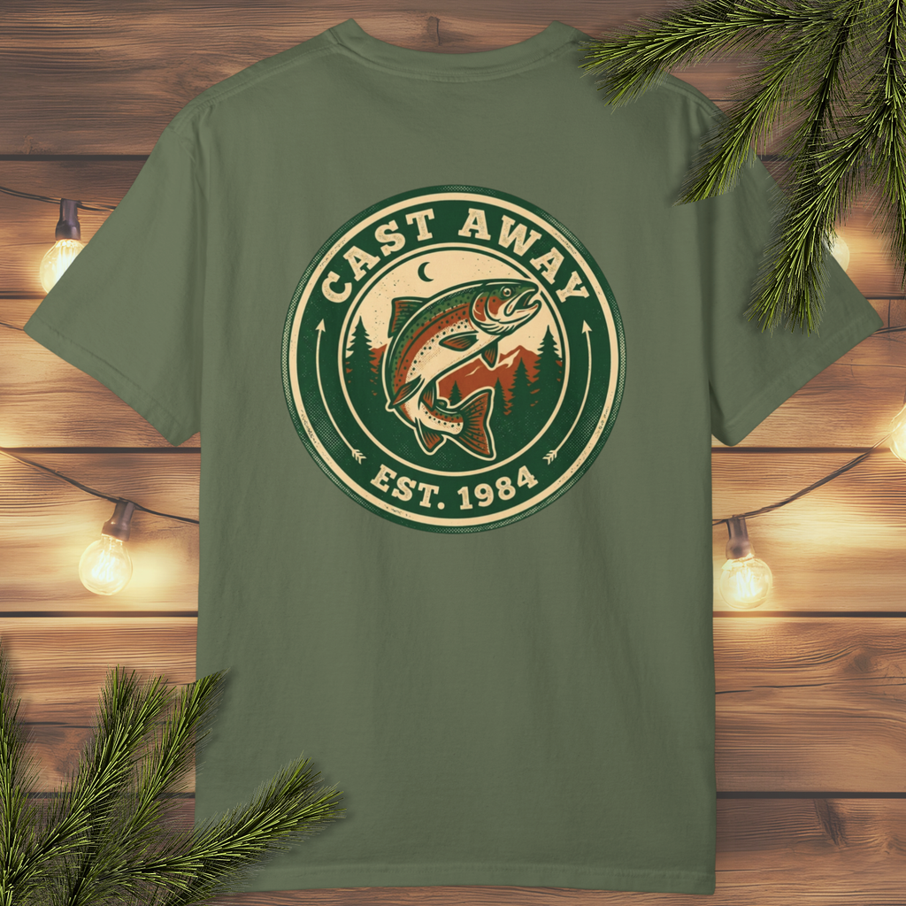 Cast Away Fishing Logo T-Shirt