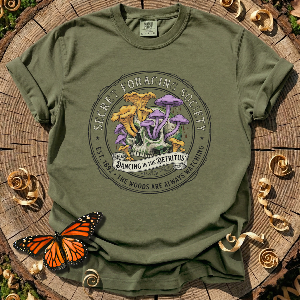 Technicolor Skull Foraging Society T-Shirt