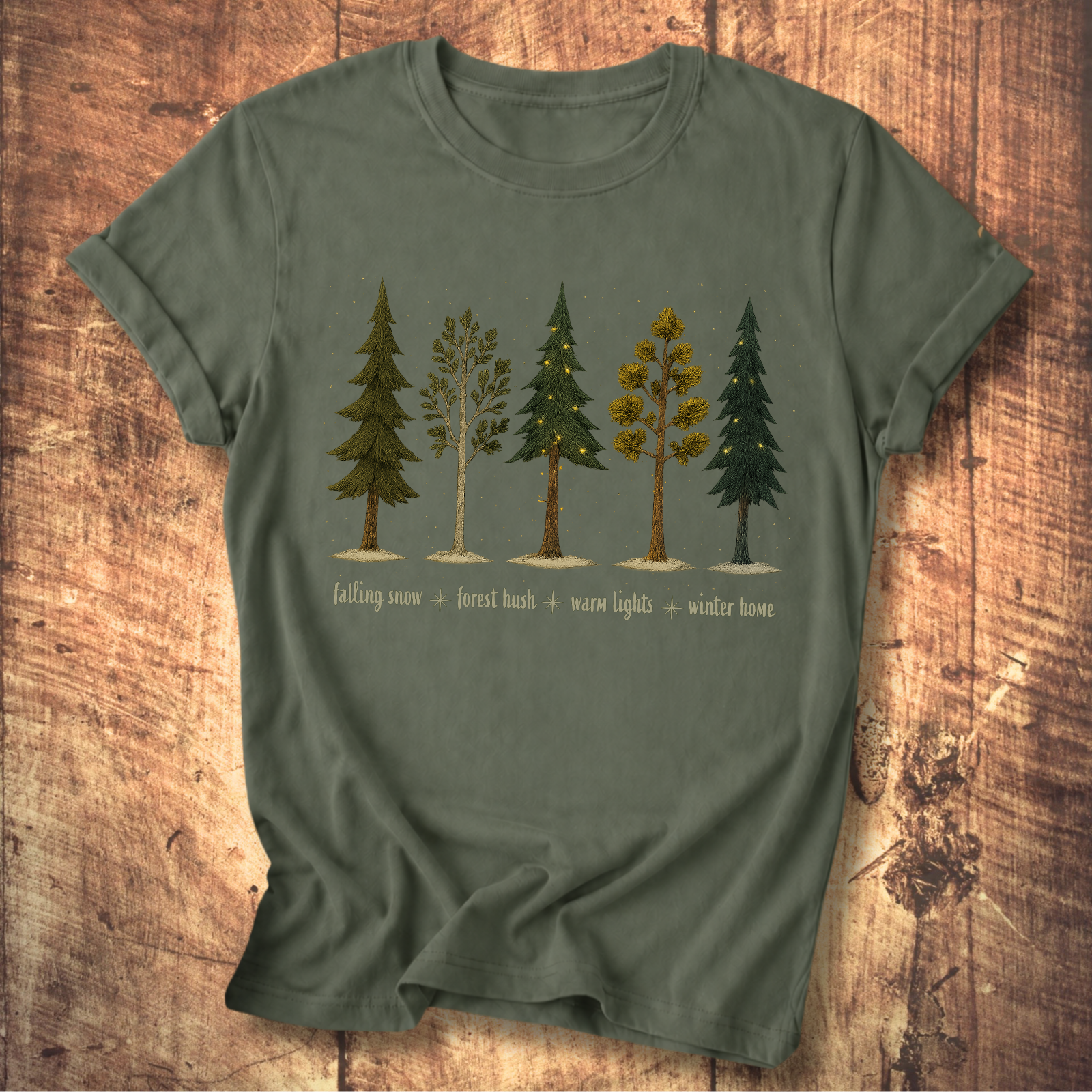 Lights in the Forest Tee