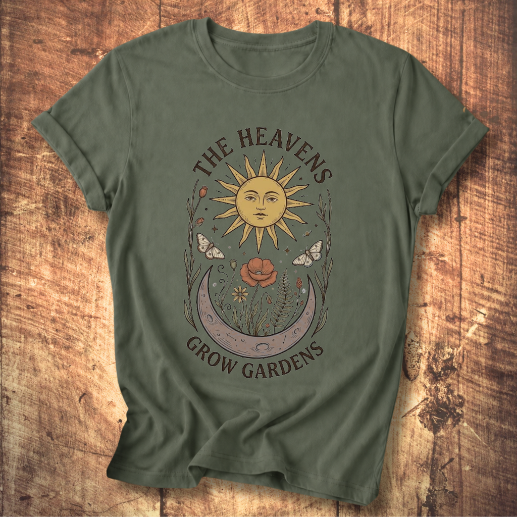Heavens Grow Gardens T-shirt