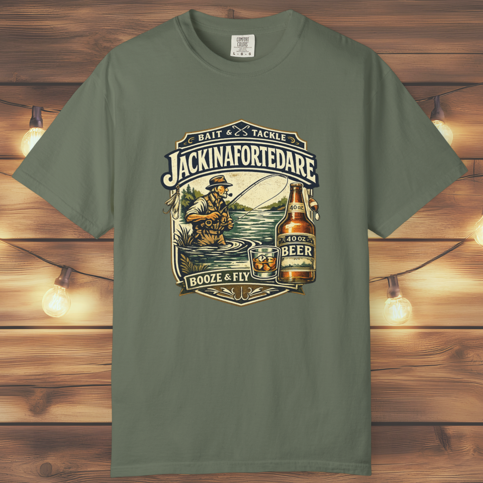 Jackinafortedare Vintage Bait & Tackle Tee