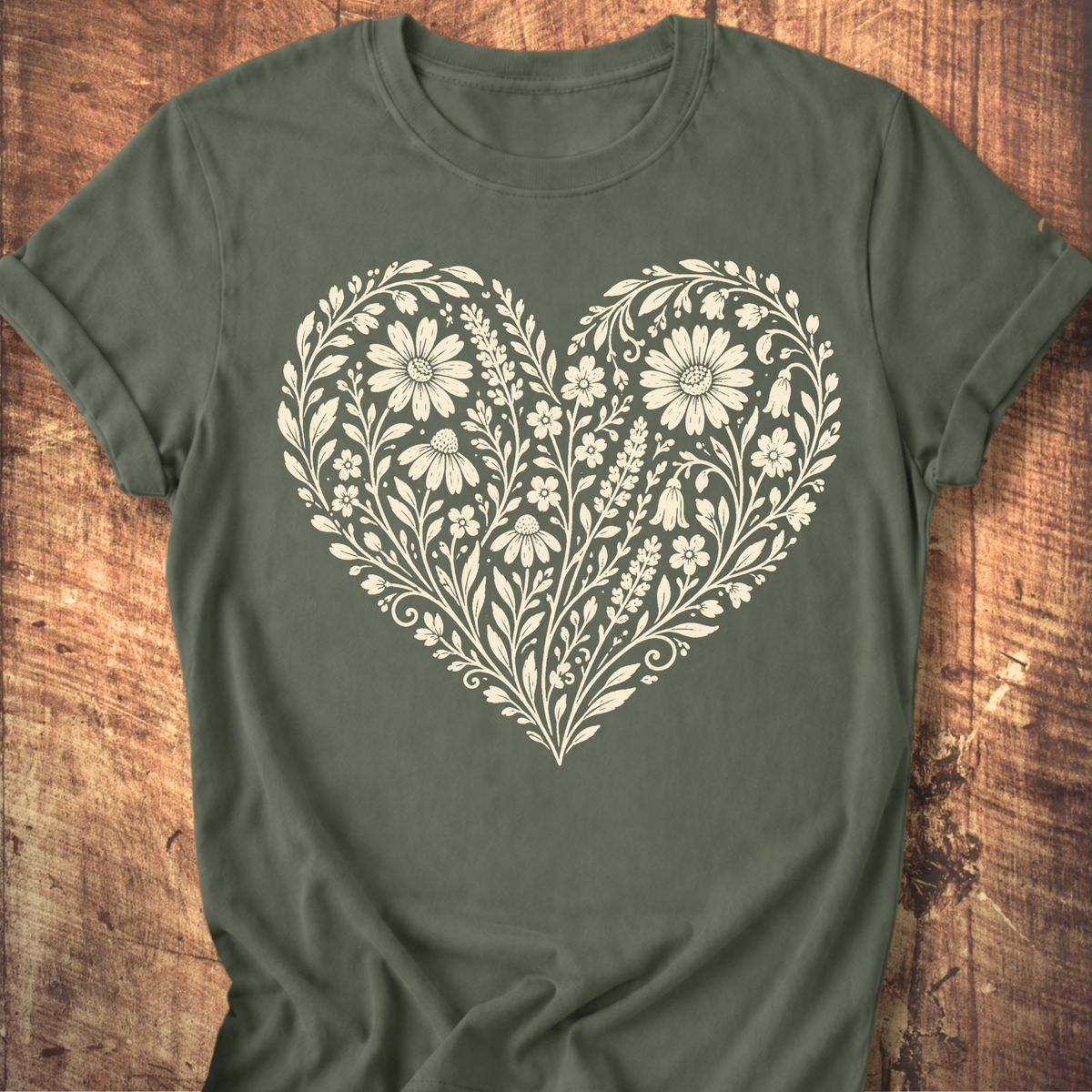 Heart Of Flowers T-shirt