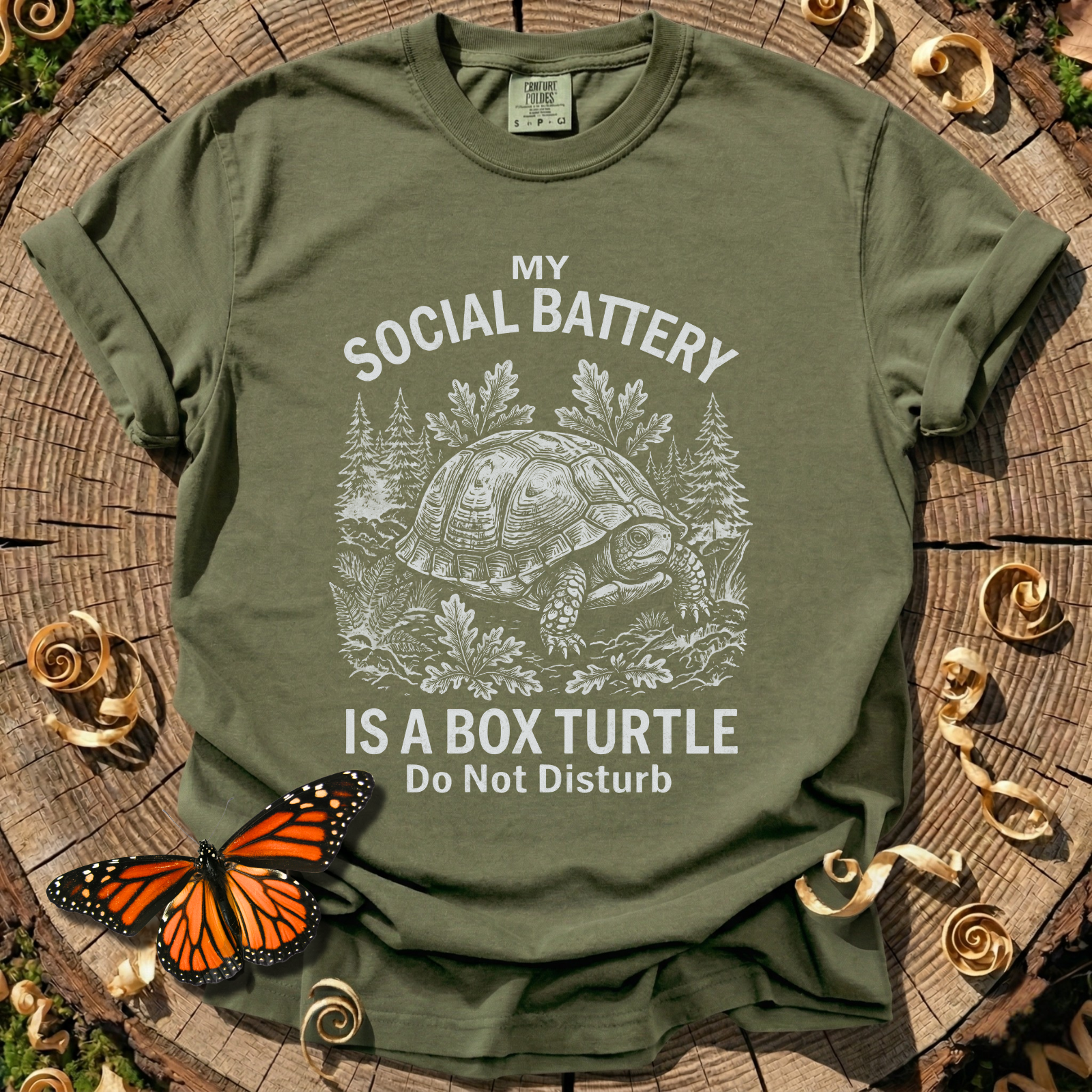 Anti-Social Box Turtle Tee