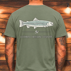 Cutthroat Topography Fly Fishing T-Shirt