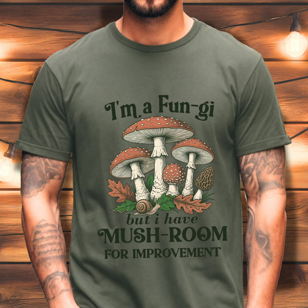 I'm a Fun-gi Vintage Mushroom Tee
