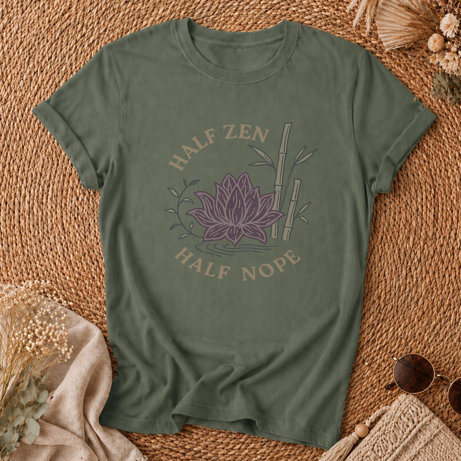 Half Zen Half Nope T-Shirt
