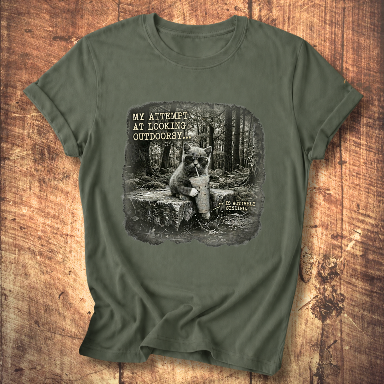 Attempting Outdoorsy T-shirt