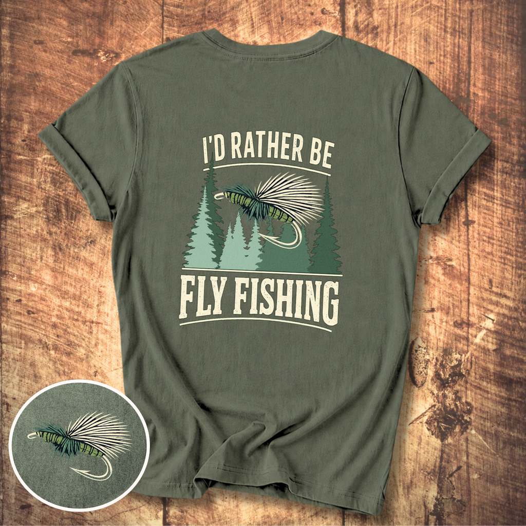 I’d Rather Be Fly Fishing T-Shirt